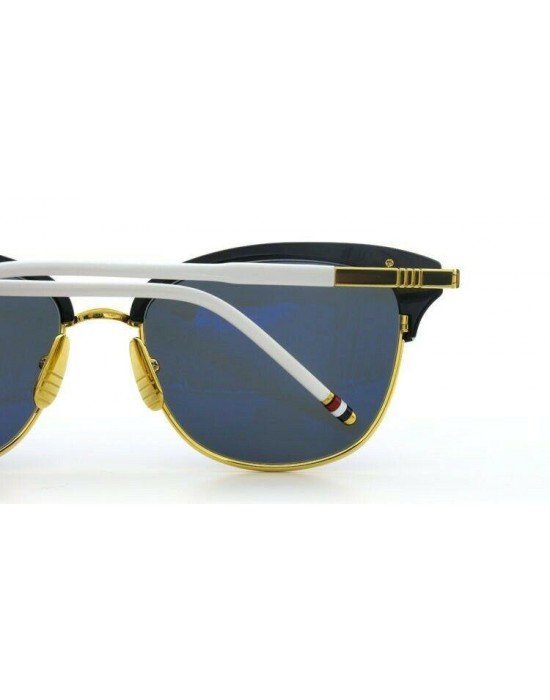 Thom Browne-TB-505-C-NVY-GLD-56 Unisex Güneş Gözlüğü Thom Browne-TB-505-C-NVY-GLD-56 Unisex Güneş Gözlüğü